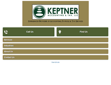 Tablet Screenshot of keptnertax.com